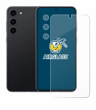 Imagen del dispositivo Samsung Galaxy S23 (Frontal+Cámara) con una amplia variedad de protectores de pantalla.