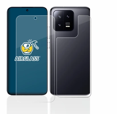 Imagen del dispositivo Xiaomi 13 (Frontal+Trasero) con una amplia variedad de protectores de pantalla.