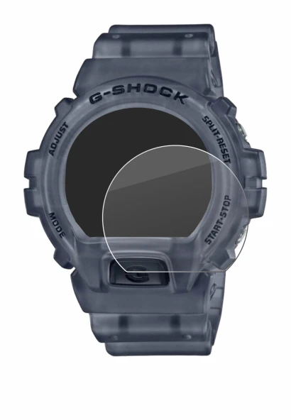 Imagen del dispositivo Casio G-Shock DW-6900 con una amplia variedad de protectores de pantalla.