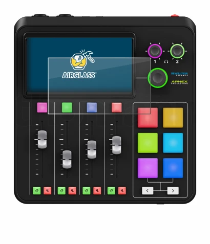 Imagen del dispositivo Rode Rodecaster Duo con una amplia variedad de protectores de pantalla.