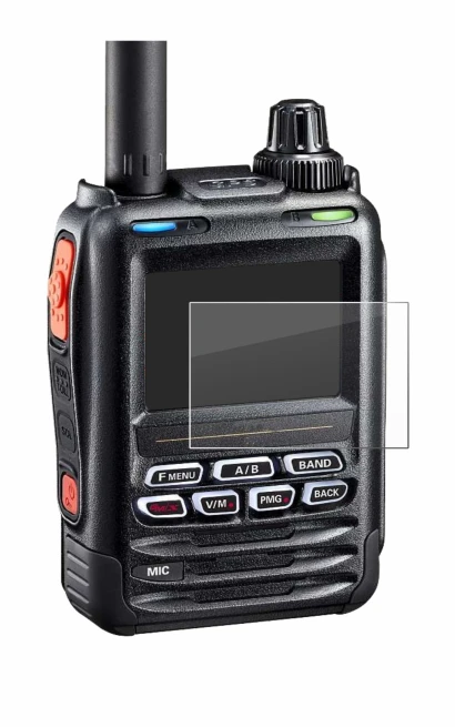 Imagen del dispositivo Yaesu FT-5DE/DR con una amplia variedad de protectores de pantalla.