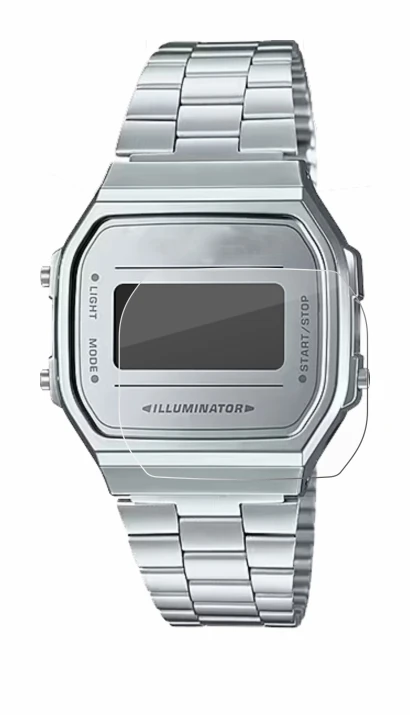 Imagen del dispositivo Casio A168WEM-7EF con una amplia variedad de protectores de pantalla.