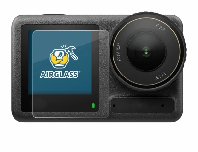 Imagen del dispositivo DJI Osmo Action 4 (Pantalla delantera) con una amplia variedad de protectores de pantalla.