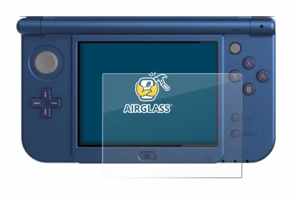 Imagen del dispositivo Nintendo New 3DS XL (Pantalla inferior) con una amplia variedad de protectores de pantalla.