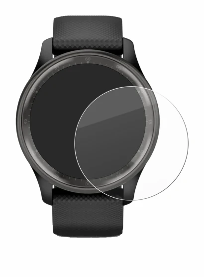 Imagen del dispositivo Garmin Vivomove Trend con una amplia variedad de protectores de pantalla.