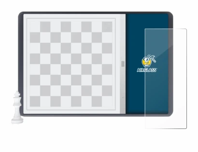 Imagen del dispositivo Chessnut Evo con una amplia variedad de protectores de pantalla.