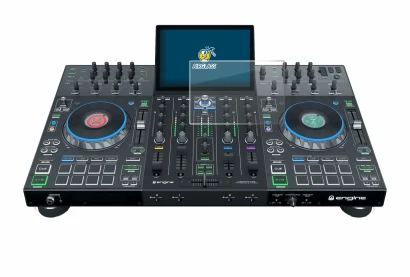 Imagen del dispositivo Denon DJ Prime 4+ con una amplia variedad de protectores de pantalla.