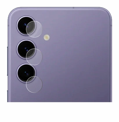 Imagen del dispositivo Samsung Galaxy S24 (SÓLO Cámara) con una amplia variedad de protectores de pantalla.