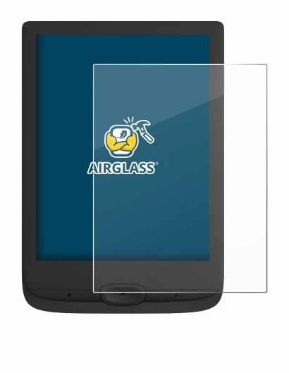 Imagen del dispositivo PocketBook Basic Lux 4 con una amplia variedad de protectores de pantalla.