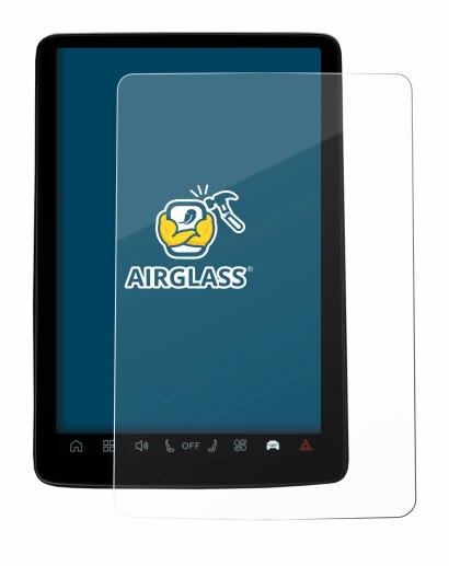 Imagen del dispositivo Volvo EX30 12.3" con una amplia variedad de protectores de pantalla.