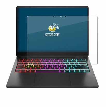 Imagen del dispositivo HP Omen Transcend 14 con una amplia variedad de protectores de pantalla.