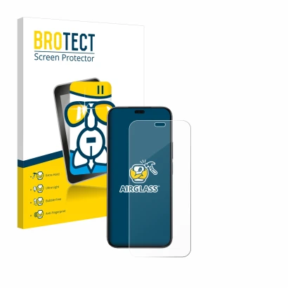 Parte frontal de un envase de producto con el logotipo de la marca BROTECT. Al lado se muestra el dispositivo Honor 200 Lite c