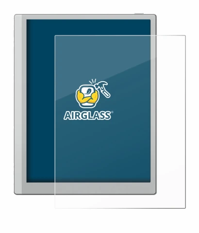 Imagen del dispositivo Boox Go 10.3 con una amplia variedad de protectores de pantalla.