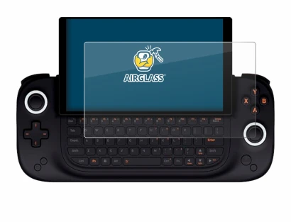 Imagen del dispositivo Ayaneo Slide con una amplia variedad de protectores de pantalla.