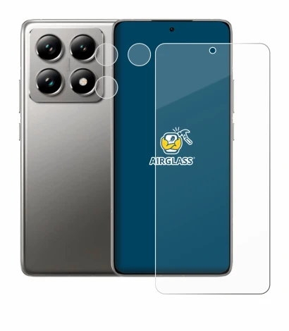 Imagen del dispositivo Xiaomi 14T Pro (Frontal+Cámara) con una amplia variedad de protectores de pantalla.