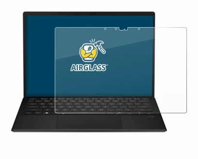 Imagen del dispositivo ASUS ROG Flow Z13 2025 con una amplia variedad de protectores de pantalla.