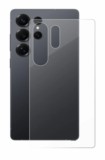 Imagen del dispositivo Samsung Galaxy S25 Ultra Enterprise Edition (Trasero) con una amplia variedad de protectores de pantall