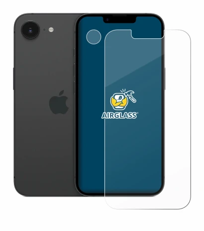Imagen del dispositivo Apple iPhone 16e (Frontal+Cámara) con una amplia variedad de protectores de pantalla.