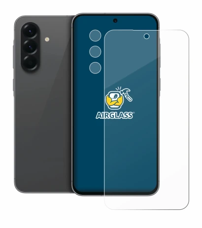Imagen del dispositivo Samsung Galaxy A56 5G (Frontal+Cámara) con una amplia variedad de protectores de pantalla.
