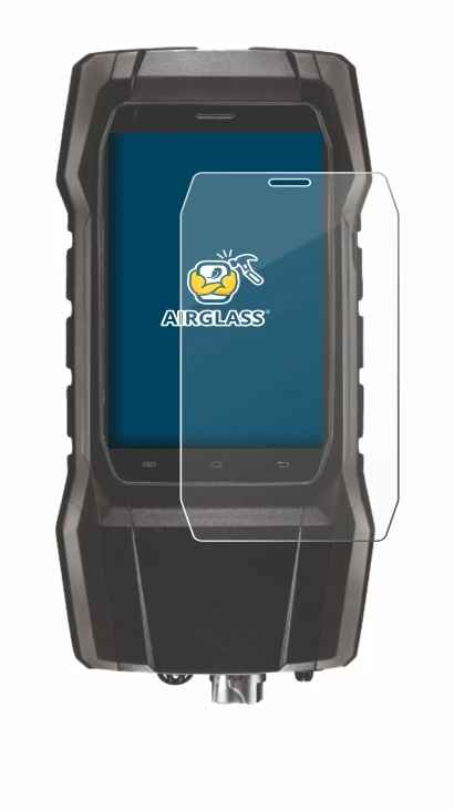 Imagen del dispositivo Testo 300 con una amplia variedad de protectores de pantalla.