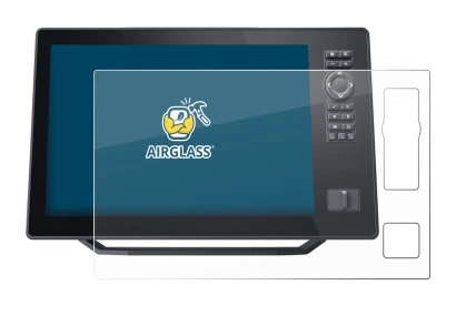 Imagen del dispositivo Humminbird Xplore 12 con una amplia variedad de protectores de pantalla.