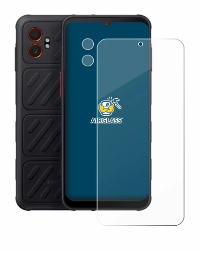 Imagen del dispositivo Samsung Galaxy XCover 7 Pro (Frontal+Cámara) con una amplia variedad de protectores de pantalla.