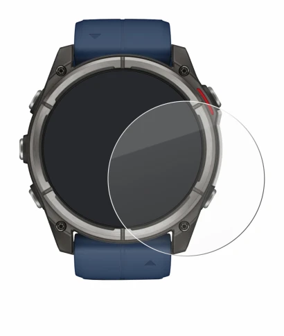 Imagen del dispositivo Garmin quatix 8 (51 mm) con una amplia variedad de protectores de pantalla.