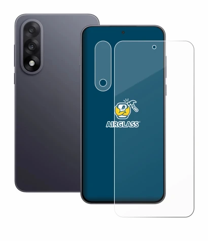 Imagen del dispositivo OnePlus Nord 5 (Frontal+Cámara) con una amplia variedad de protectores de pantalla.