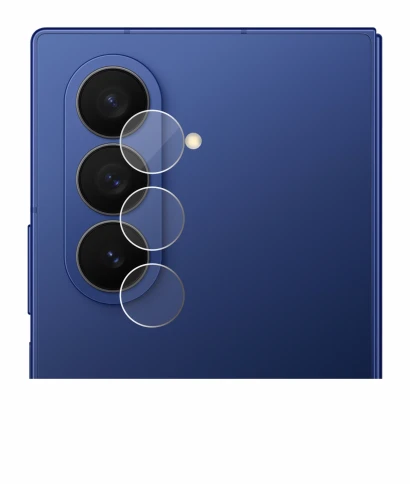 Imagen del dispositivo Samsung Galaxy Z Fold 7 (SÓLO Cámara) con una amplia variedad de protectores de pantalla.