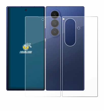 Imagen del dispositivo Samsung Galaxy Z Fold 7 (Frontal+Trasero) con una amplia variedad de protectores de pantalla.
