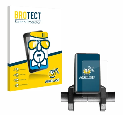 Parte frontal de un envase de producto con el logotipo de la marca BROTECT. Al lado se muestra el dispositivo Joyor S10-S V2 c