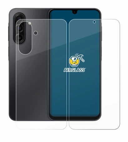 Imagen del dispositivo Samsung Galaxy A17 5G (Frontal+Trasero) con una amplia variedad de protectores de pantalla.