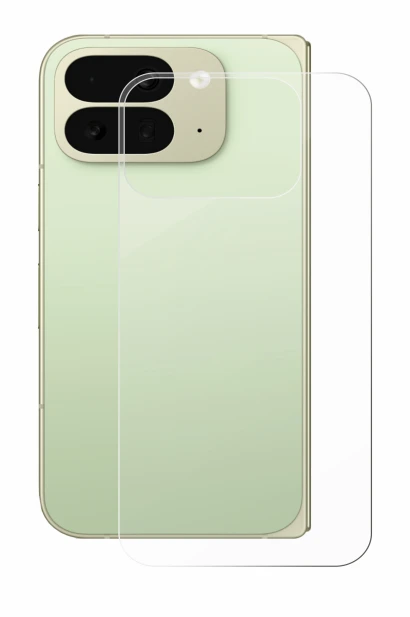 Imagen del dispositivo Google Pixel 10 Pro Fold (Trasero) con una amplia variedad de protectores de pantalla.