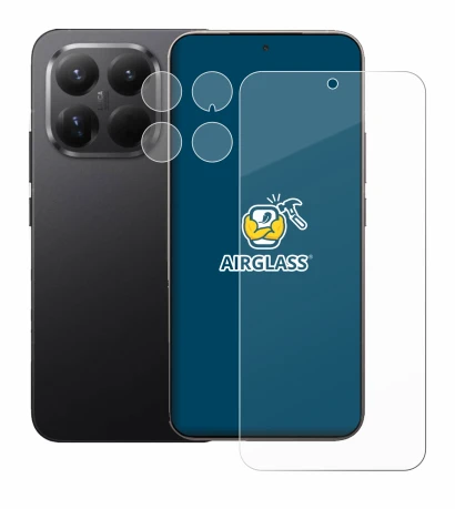 Imagen del dispositivo Xiaomi 15T Pro (Frontal+Cámara) con una amplia variedad de protectores de pantalla.