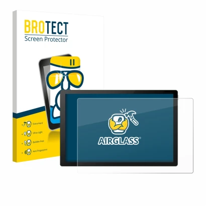 Parte frontal de un envase de producto con el logotipo de la marca BROTECT. Al lado se muestra el dispositivo EcoFlow PowerIns