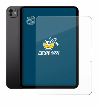 Imagen del dispositivo Apple iPad Pro 11" 2025 (Frontal+Cámara) con una amplia variedad de protectores de pantalla.