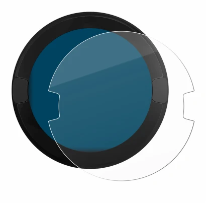 Imagen del dispositivo OOONO P-DISC NO2 con una amplia variedad de protectores de pantalla.