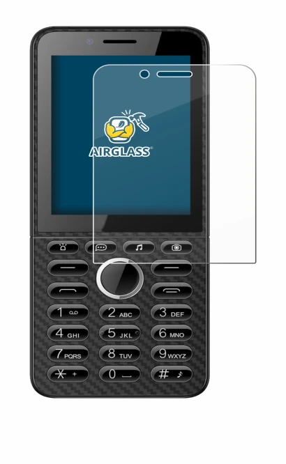 Imagen del dispositivo Energizer E288S con una amplia variedad de protectores de pantalla.