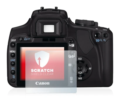 Imagen del dispositivo Canon EOS 400D con una amplia variedad de protectores de pantalla.