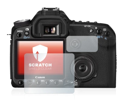 Imagen del dispositivo Canon EOS 50D con una amplia variedad de protectores de pantalla.