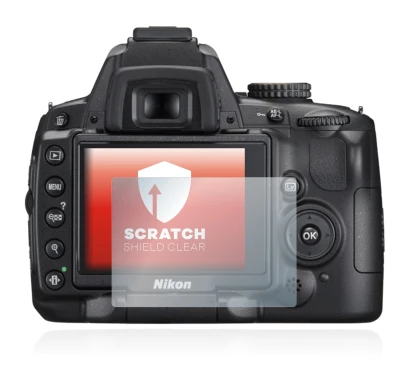 Imagen del dispositivo Nikon D5000 con una amplia variedad de protectores de pantalla.