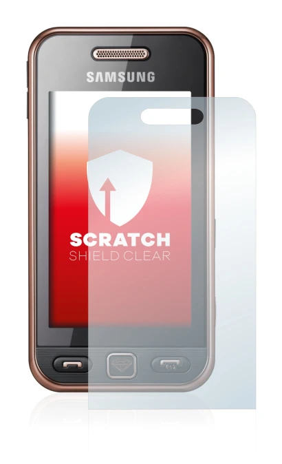 Imagen del dispositivo Samsung GT-S5230 con una amplia variedad de protectores de pantalla.