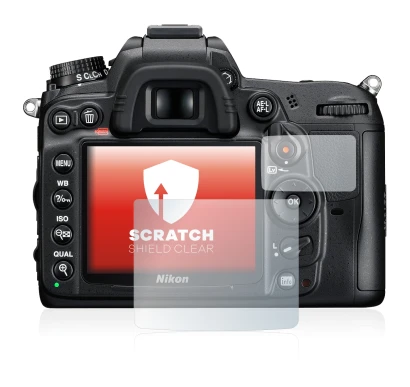 Imagen del dispositivo Nikon D7000 con una amplia variedad de protectores de pantalla.