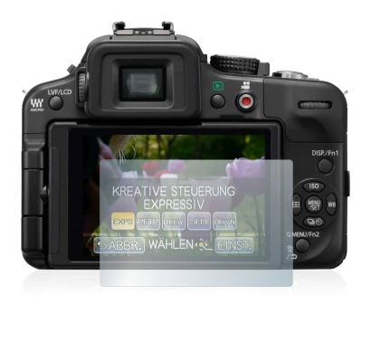 Imagen del dispositivo Panasonic Lumix DMC-G3 con una amplia variedad de protectores de pantalla.