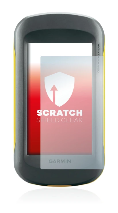 Imagen del dispositivo Garmin Montana 600 con una amplia variedad de protectores de pantalla.