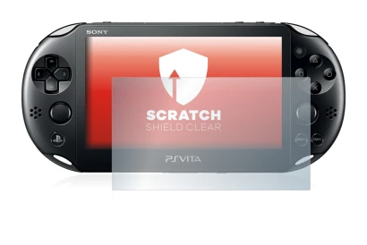 Imagen del dispositivo Sony Playstation Vita con una amplia variedad de protectores de pantalla.