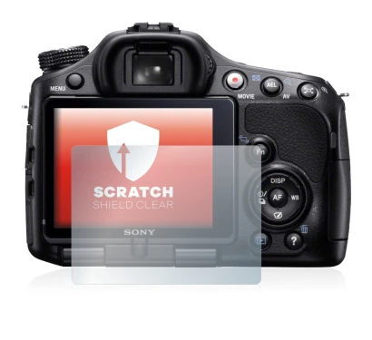 Imagen del dispositivo Sony Alpha 65V (SLT-A65V) con una amplia variedad de protectores de pantalla.