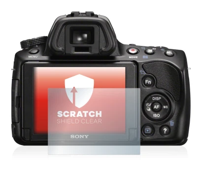 Imagen del dispositivo Sony Alpha 37 (SLT-A37) con una amplia variedad de protectores de pantalla.