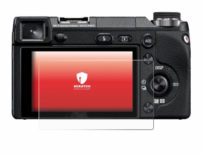 Imagen del dispositivo Sony Alpha NEX-6 con una amplia variedad de protectores de pantalla.