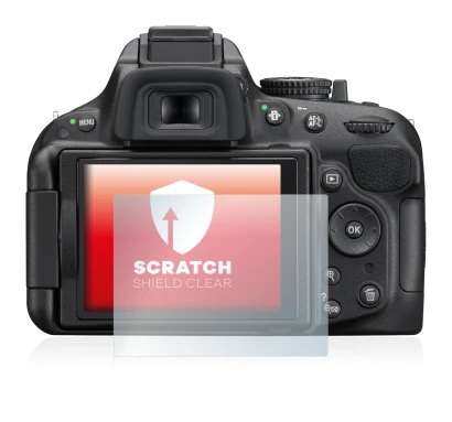 Imagen del dispositivo Nikon D5200 con una amplia variedad de protectores de pantalla.